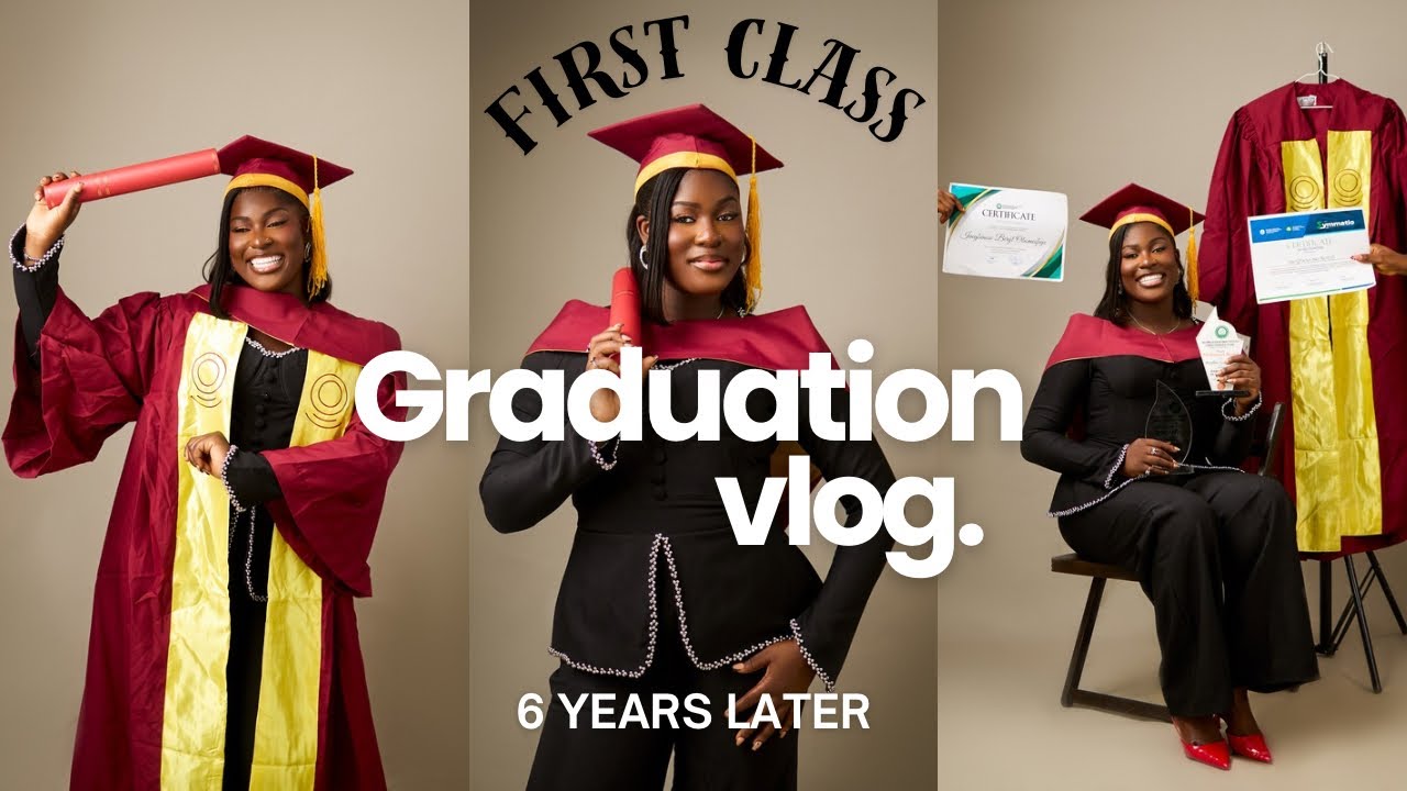 Graduation vlog | First class honors | 6 years later 