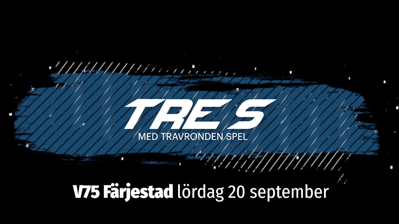 Speltips V75 Färjestad 20 september