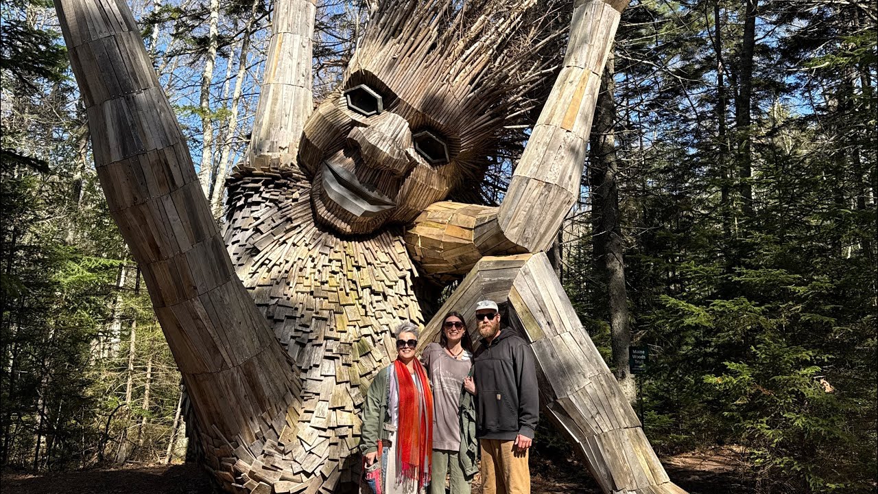 Mom came to Maine for Mother’s Day weekend & we checked off our bucket list to see the trolls!!