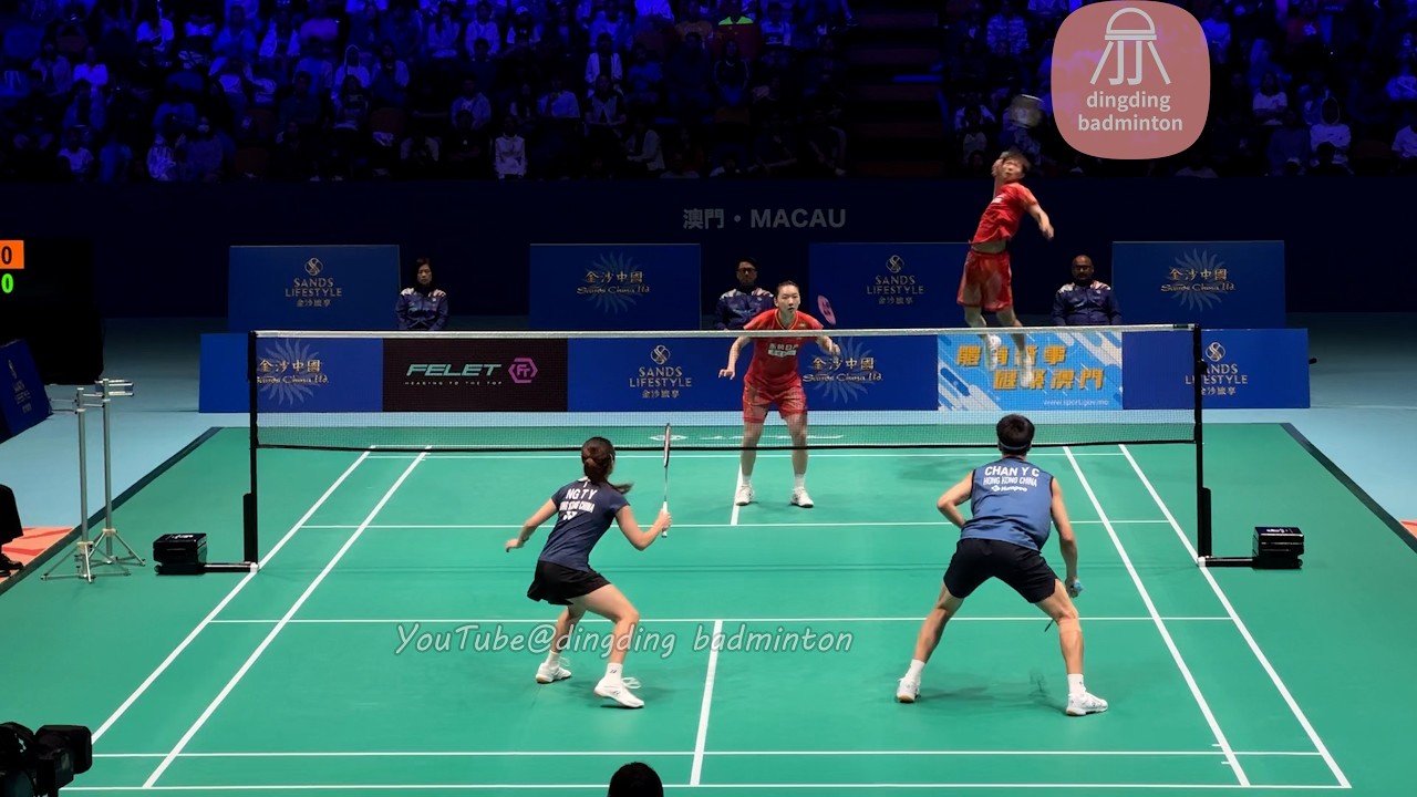 JIANG Zhen Bang WEI Ya Xin  vs CHAN Yin Chak NG Tsz Yau | Macau Open 2026 【Nice Angle 60FPS】XD FINAL