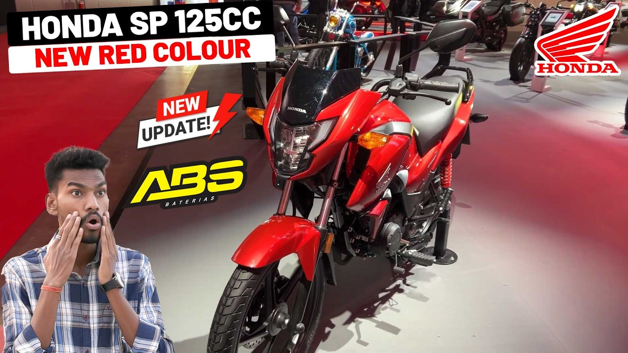 Just Launched! Honda SP 125 New Red Colour 😱Features & First Look