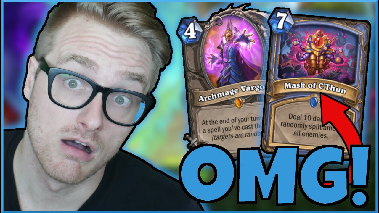 BEHOLD! The MASK of C'THUN OTK MAGE! (Exodia Quest Mage is NUTS) | Darkmoon Faire | Wild Hearthstone