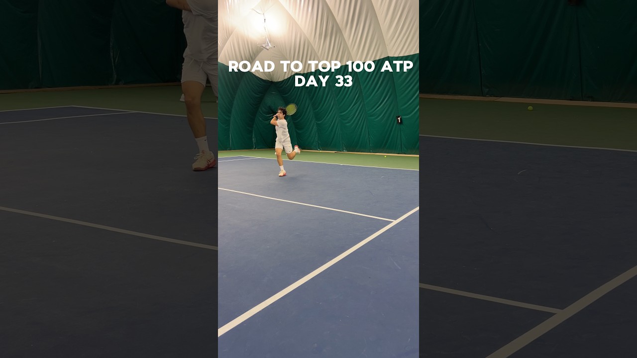 ROAD TO TOP 100 ATP DAY 33- 💪Follow along my journey 
