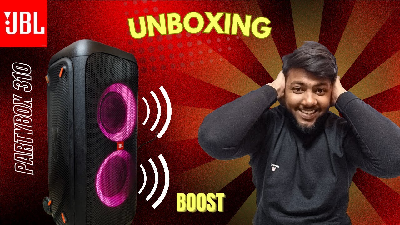 JBL PARTYBOX 310 UNBOXING | YT Studio ke liye 1st setup