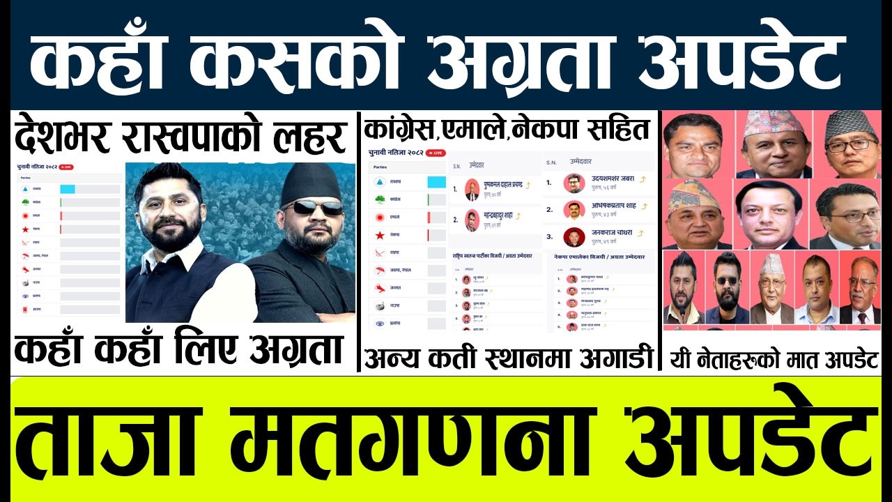 matgadana live 🔴nepal chunab update matgadana l nepal election result update live today 2026