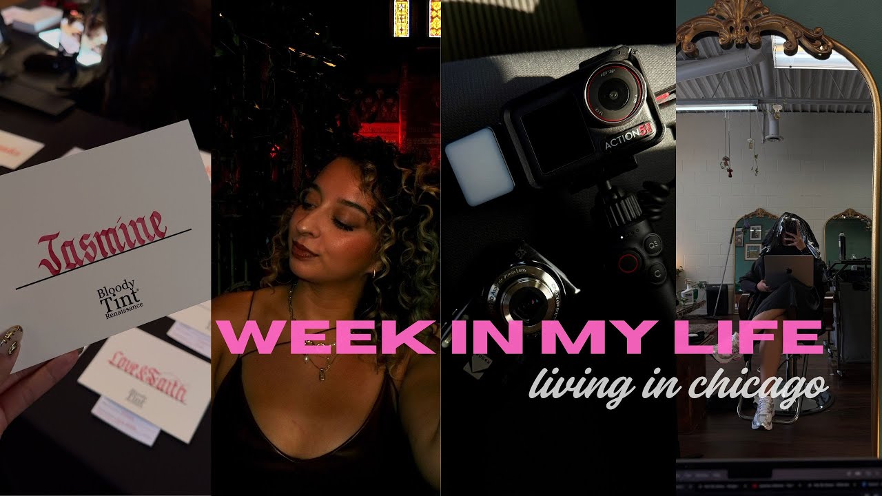 WEEKLY VLOG | Living in Chicago, Influencer events, NEW hair?!