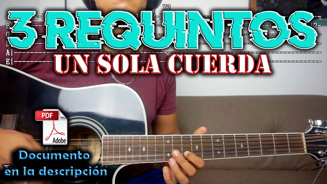 Los requintos m&aacute;s faciles de tocar | 3 requinto (Una sola cuerda)