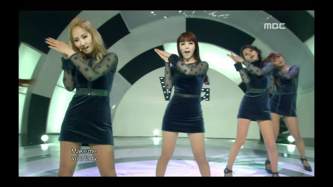 Wonder Girls - Be My Baby 원더걸스 - 비 마이 베이비 Music Core 20111112