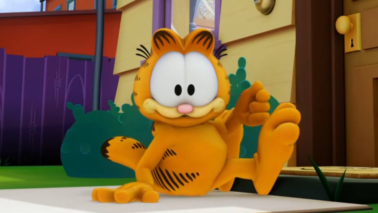 GARFIELD EST&Aacute; ENAMORADO DE LA LASAGNA 🤤🥰 - GARFIELD SHOW ESPA&Ntilde;OL LATINO 😹