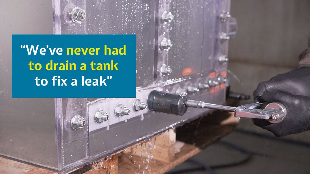Introducing Bolt Boss: fix leaks in bolted tanks…without draining the tank