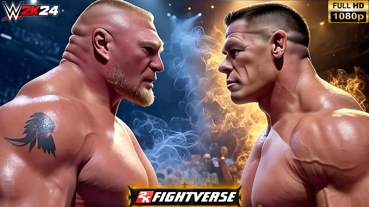 Брок Леснар сразится с элитным Джоном Синой в WWE 2K25.