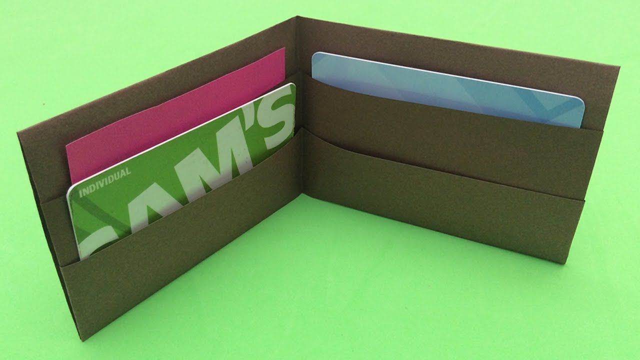 Tarjeteros o billeteras💵business card case or wallet💵cartera💵billeteras de papel💵ORIGAMI   |