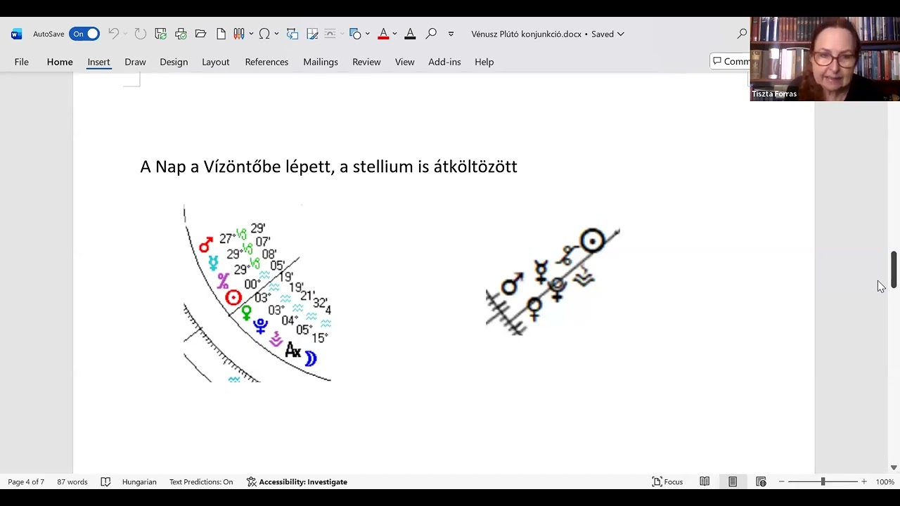 Érzelmi – anyagi fekete lyuk: Vénusz – Plútó konjunkció