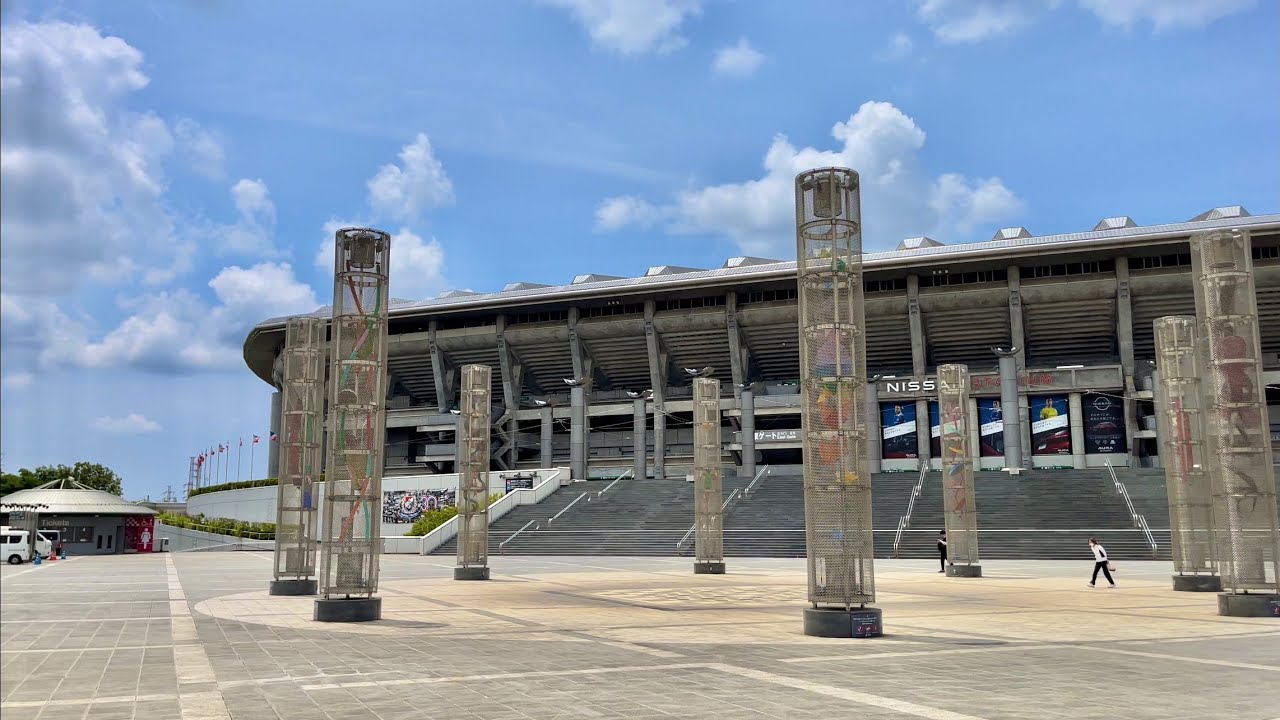 [JAPAN/Yokohama]Shin-Yokohama NISSAN STADIUM walking scenery[Kanagawa]