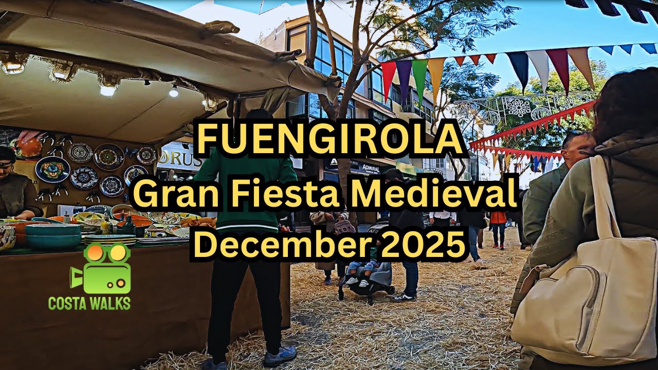 Gran Fiesta Medieval December 2025 Malaga Costa Del Sol, Andalusia Spain