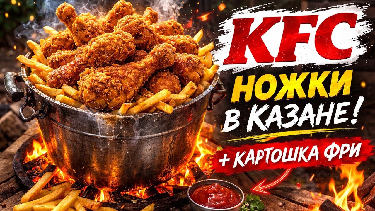 Вот ТАК нужно готовить КУРИНЫЕ НОЖКИ в казане — хрустят как KFC