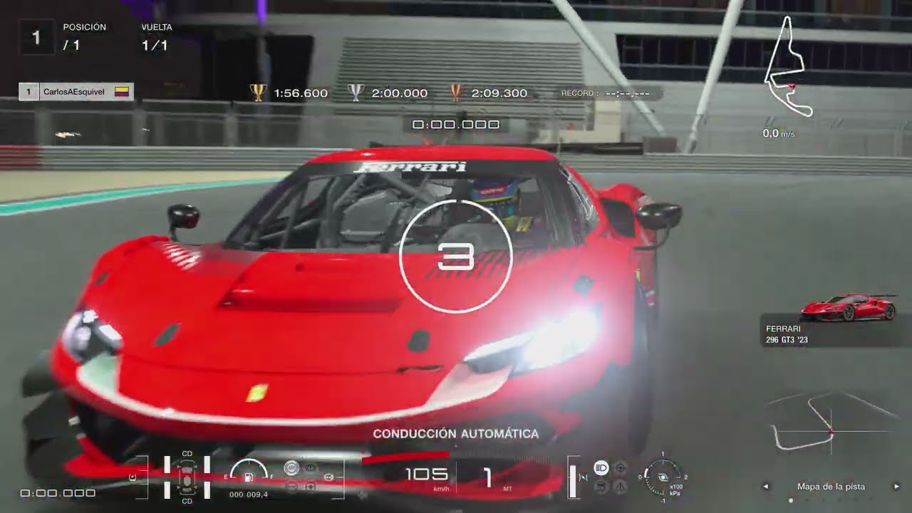 Experiencia de circuito Yas Marina GT7