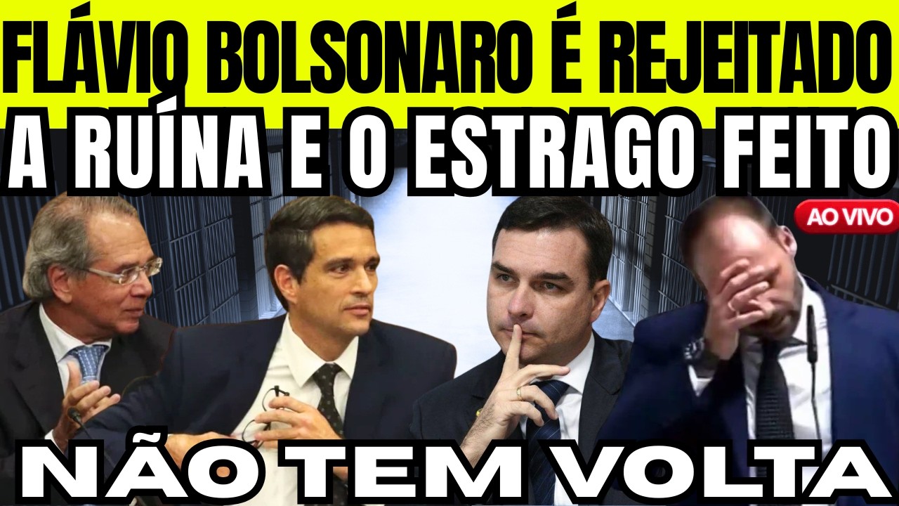 [AO VIVO] FLÁVIO É REJEITADO! ACABOU NÃO TEM VOLTA! PGR PEDE CONDENAÇÃO! E JUIZ ENTRA NA MIRA DA PF!