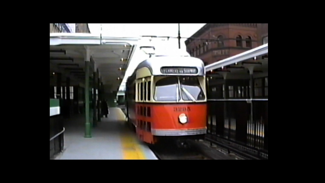 BOSTON MBTA: Riding the Historic 1951 MBTA Pullman PCC 3295 Through Lost Boston