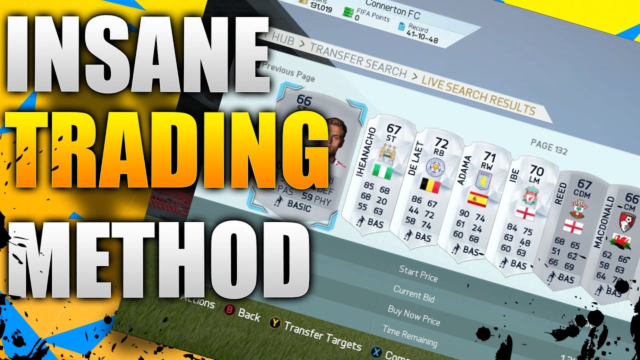 FIFA 16 - AMAZING TRADING METHOD - MAKE 75K A HOUR
