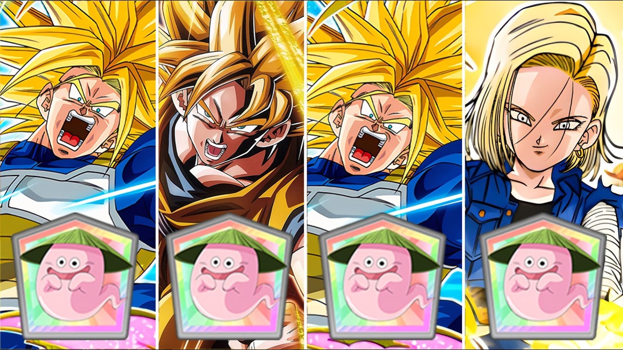 4x GHOST USHER CHARACTERS ON THE SAME TEAM! Dragon Ball Z Dokkan Battle