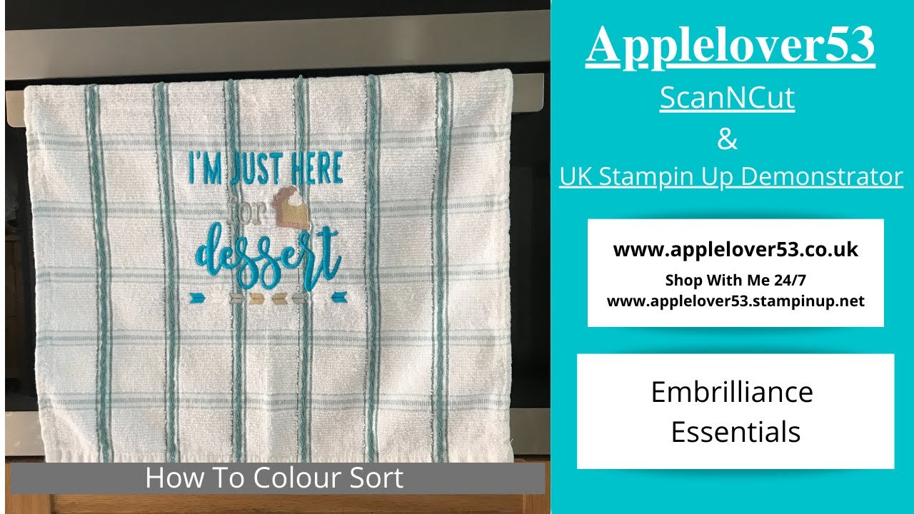 How To Colour Sort Using Embrilliance Essentials