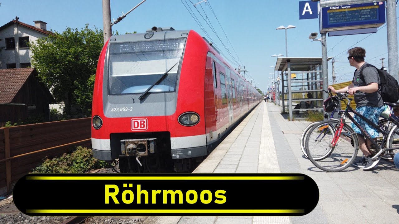 S-Bahn Station Röhrmoos - Munich 🇩🇪 - Walkthrough 🚶