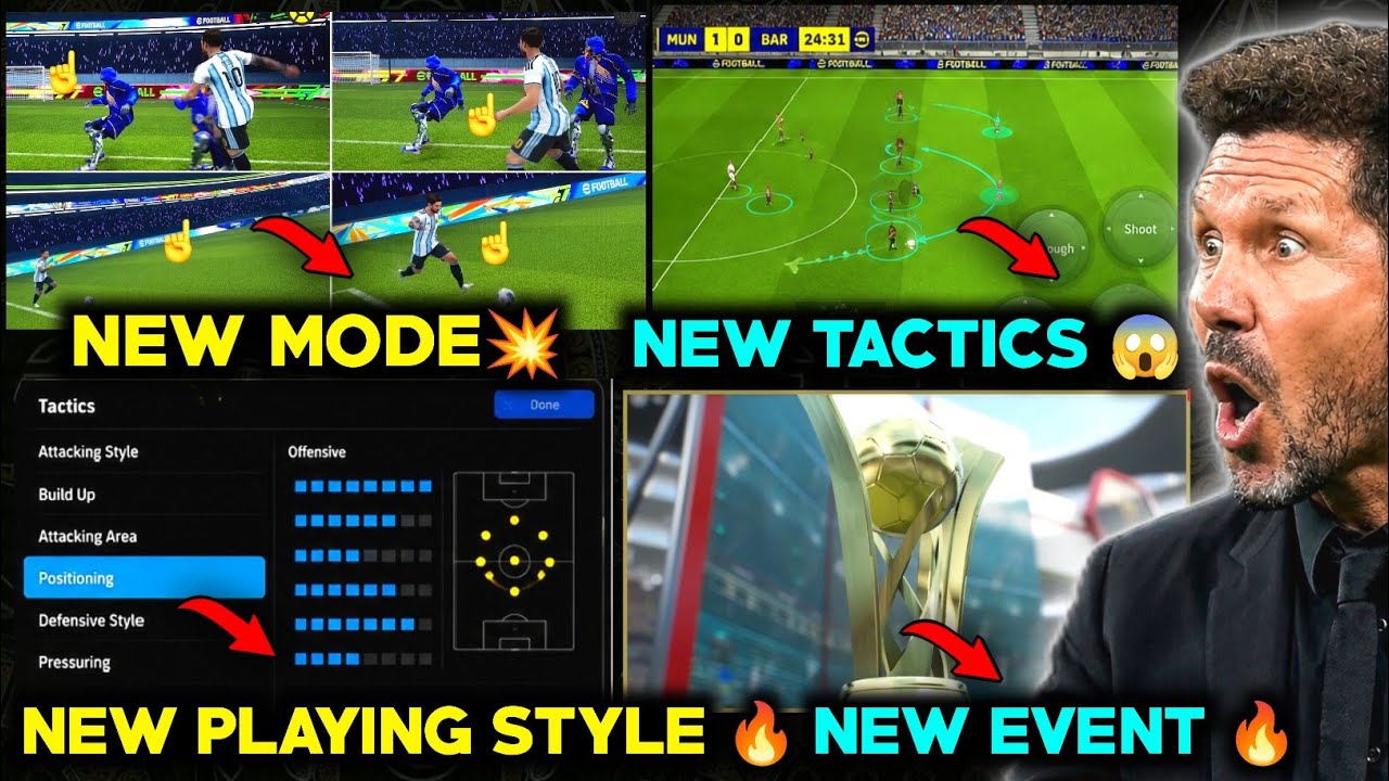 100% confirmed official features of efootball 2027😱💥 | New game mode & Tactical change🔥
