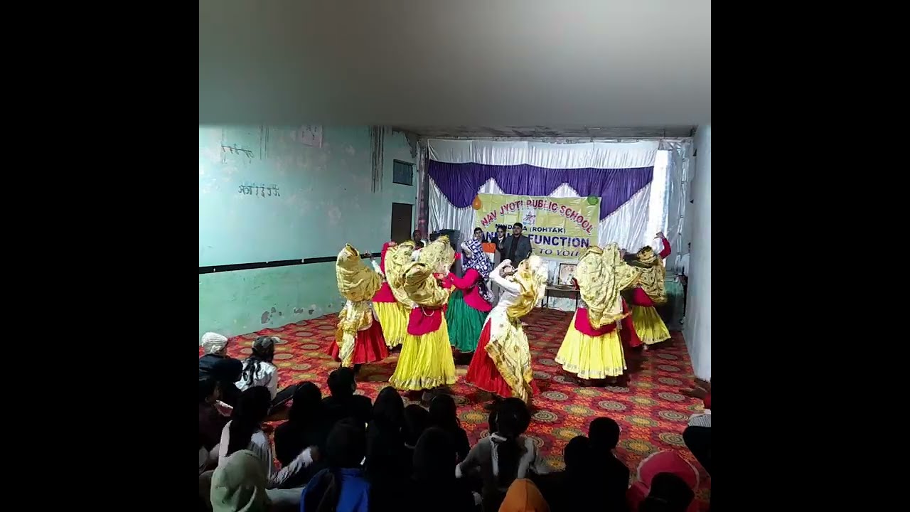 Traditional VIDAI GEET performance by NAV JYOTI PUBLIC SCHOOL Students