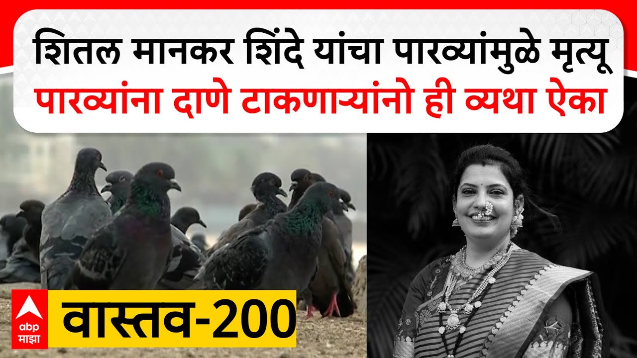 Vastav 200 : शितल मानकर शिंदे यांचा पारव्यांमुळे मृत्यू पारव्यांना दाणे टाकणाऱ्यांनो ही व्यथा ऐका