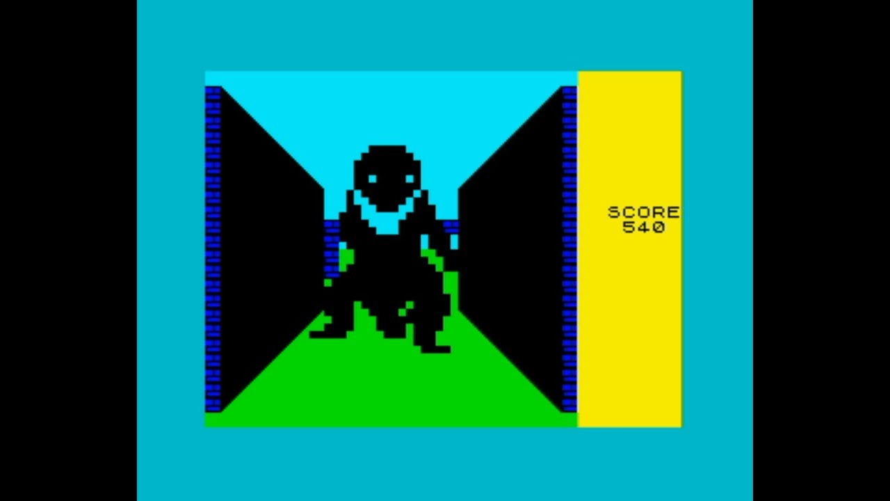 3D Monster Maze (Color Remake 2018) 5 x Walkthrough, ZX Spectrum