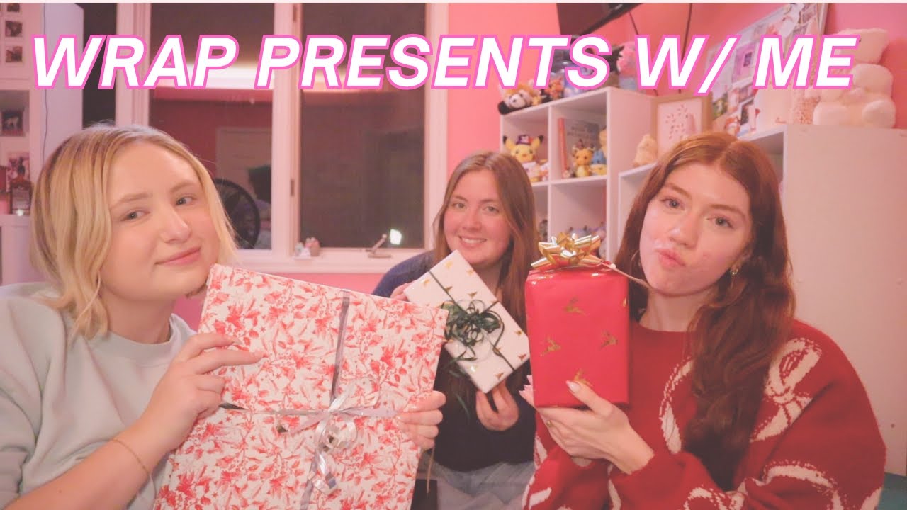 Wrap Christmas presents W/ me ✨🎁