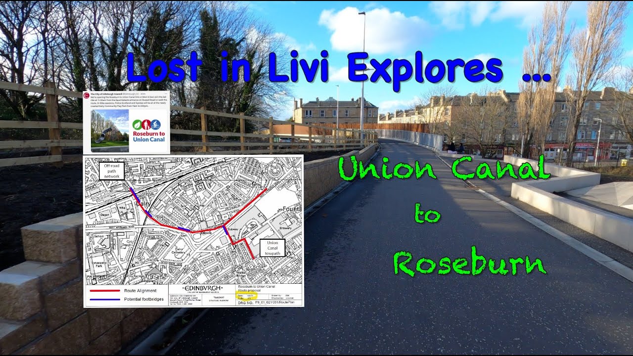 Union Canal to Roseburn | Recent new shared-use infra in Edinburgh