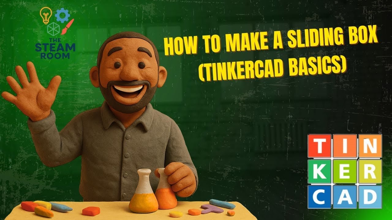 How to Make a Simple Sliding Box in Tinkercad | 3D Printing Tutorial