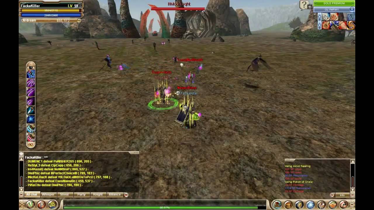 FackaKiller, Mossimo Olympia pk Movie from Knight Online