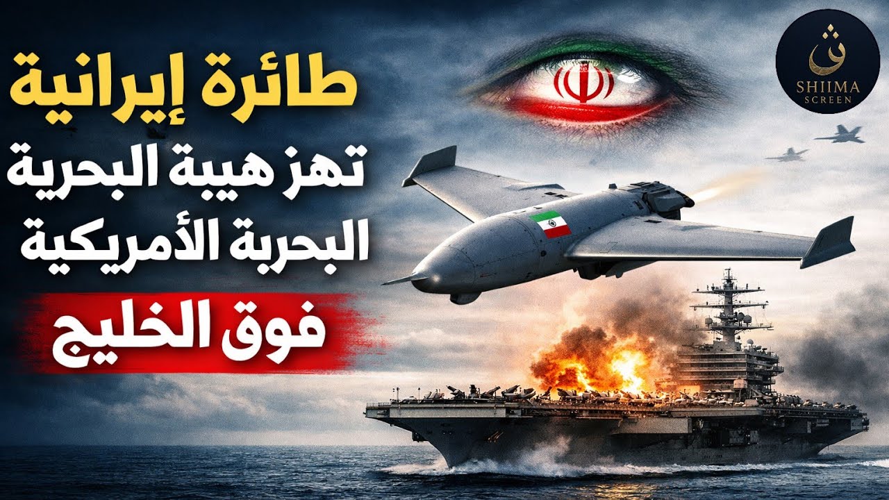 طائرة إيرانية تهز هيبة البحرية الأمريكية فوق الخليج