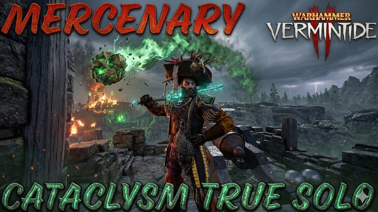 Mercenary - Cataclysm True solo - Greatsword/Repeater - Fort Brachsenbrucke - Warhammer Vermintide 2
