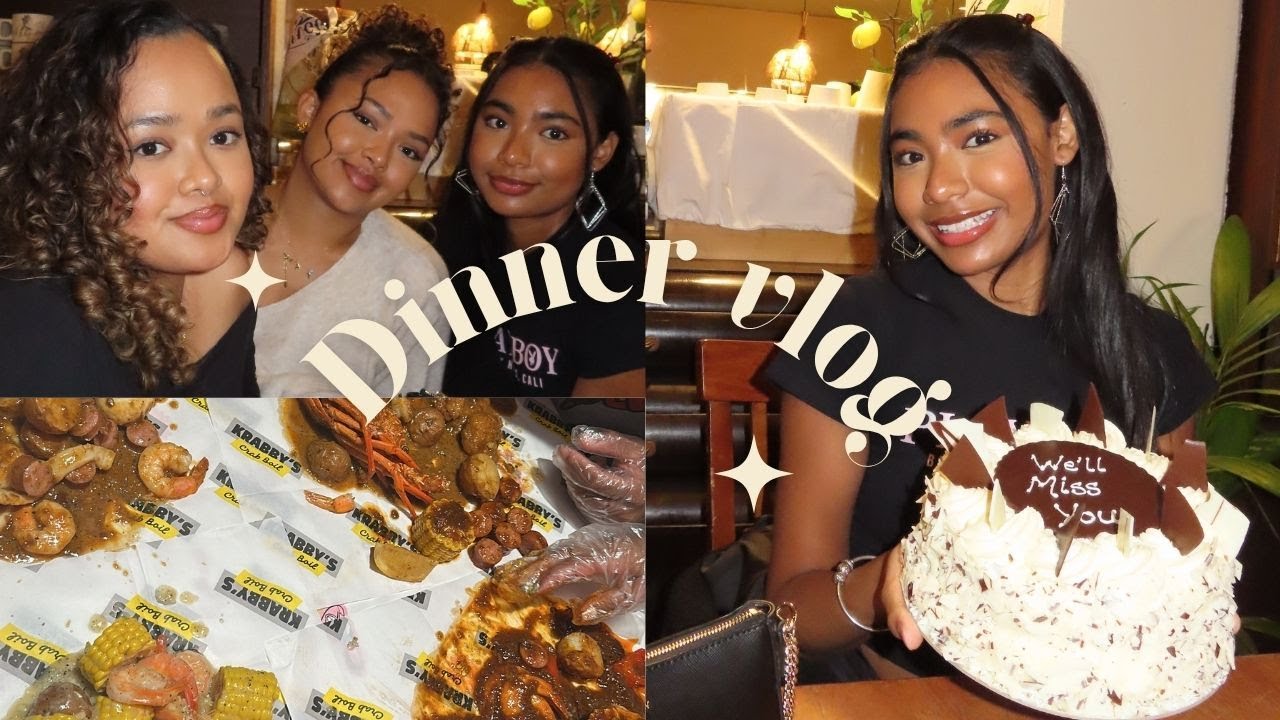 My goodbye dinner vlog 🫶🏾