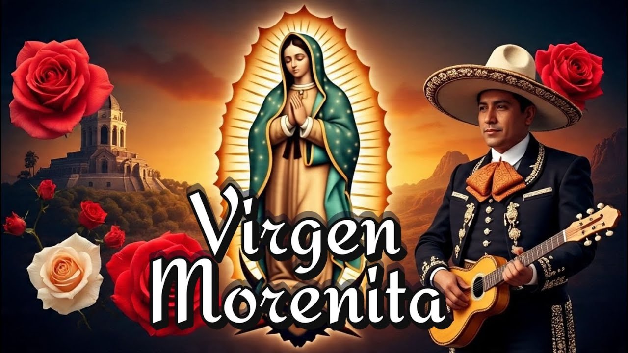 Virgen Morenita 🌹 Canto a la Virgen de Guadalupe con Mariachi 🎺🙏