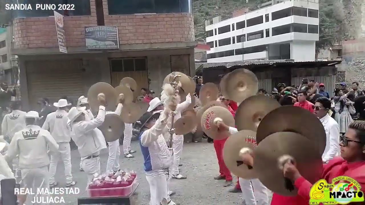 REAL MAJESTAD & SÚPER IMPACTO 2022 CHOQUE DE BANDAS EN SANDIA PUNO-PERÚ