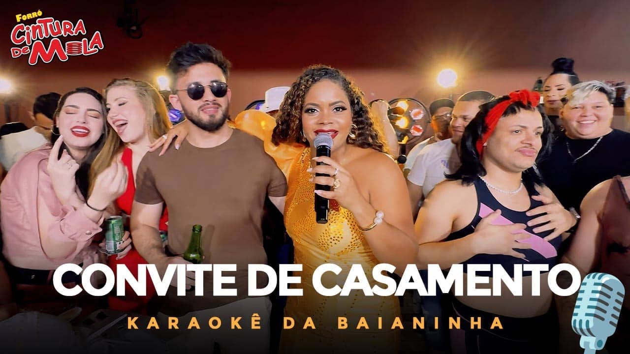 Convite de Casamento - Forró Cintura de Mola 🎙️ Karaokê da Baianinha
