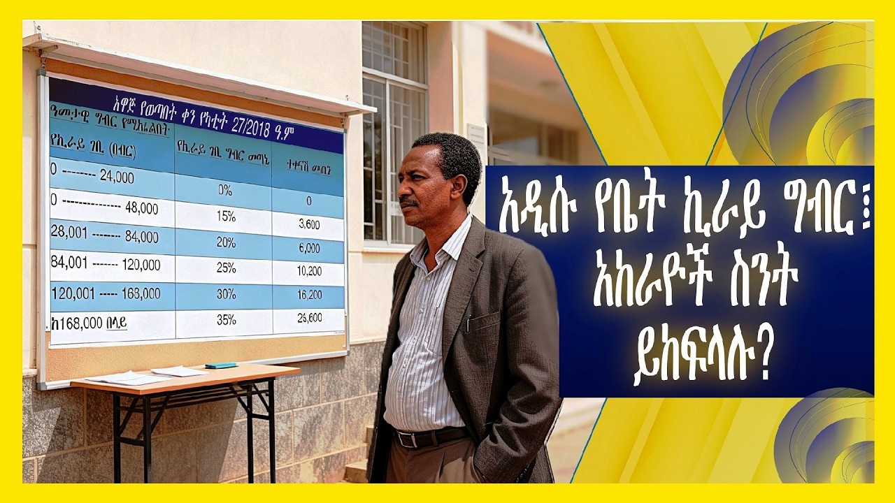 አዲሱ የአከራዮች የግብር አዋጅ እና ስሌት (New Rental Income Tax Guide)