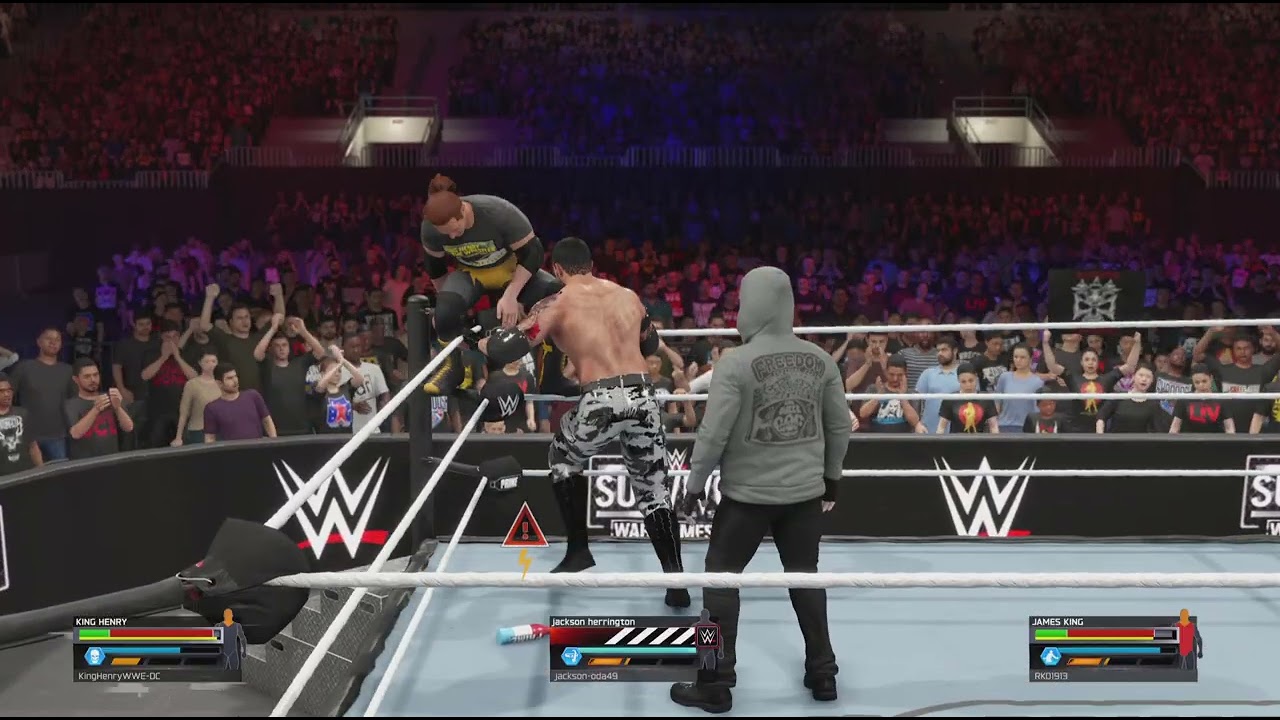 WWE 2K25 King Henry Vs James King With Special Guess Reference Jackson Herrington Online Match