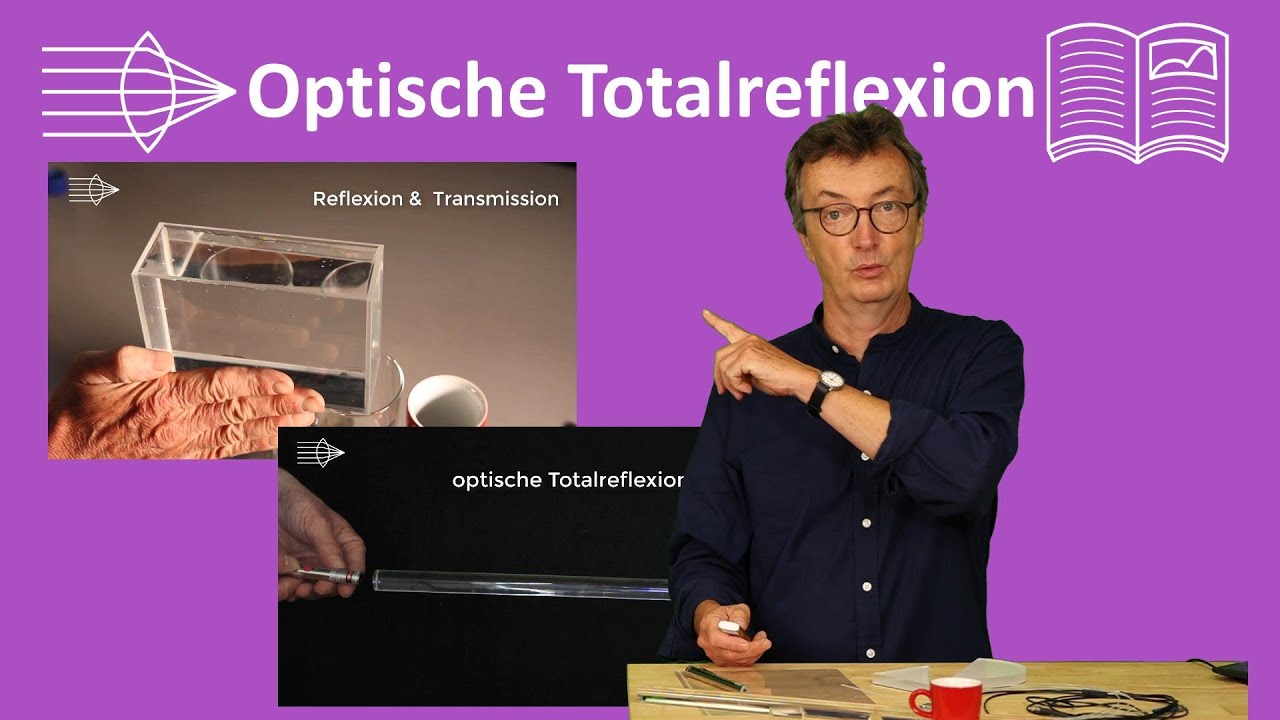 Optische Totalreflexion, von Spielereien zum Lichtleiter