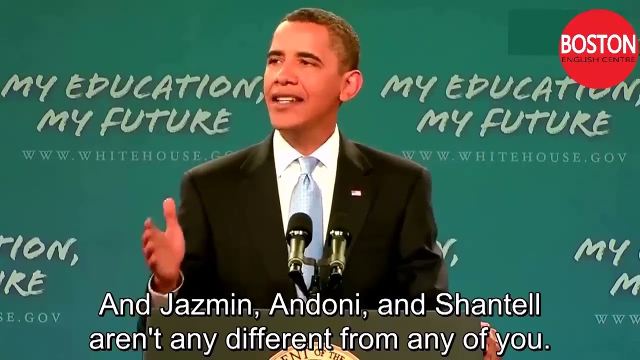 President Obama Makes Historic Speech to America's Students     English subtitles 2