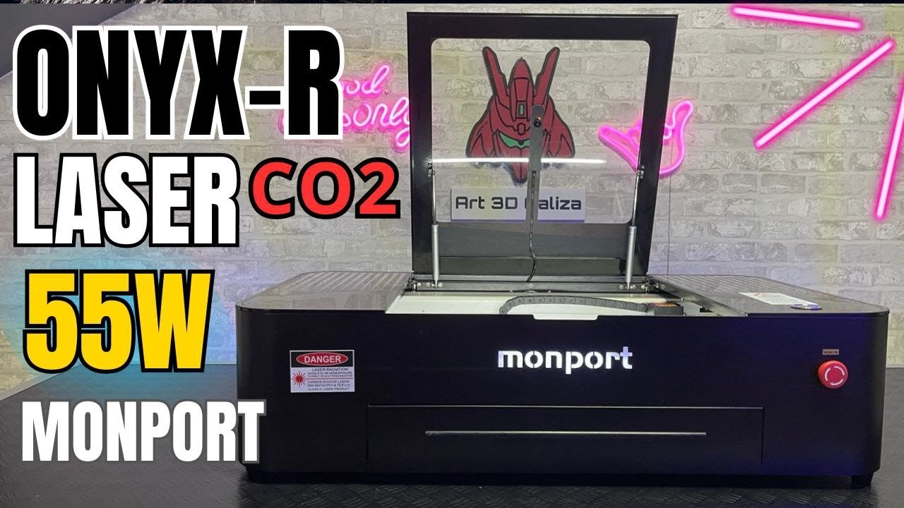Новый лазер Monport ONYX R 55W Лучший CO2 лазер?