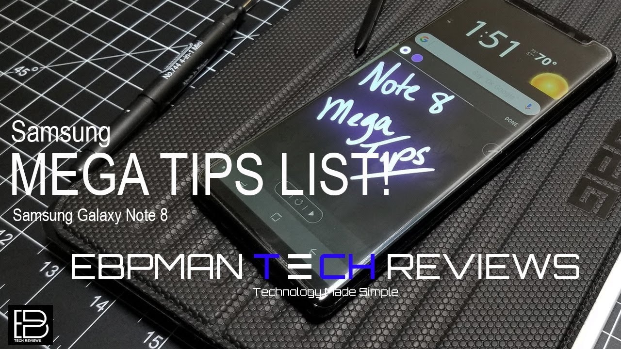 Ultimate Mega List of Best Tips for the Samsung Galaxy Note 8