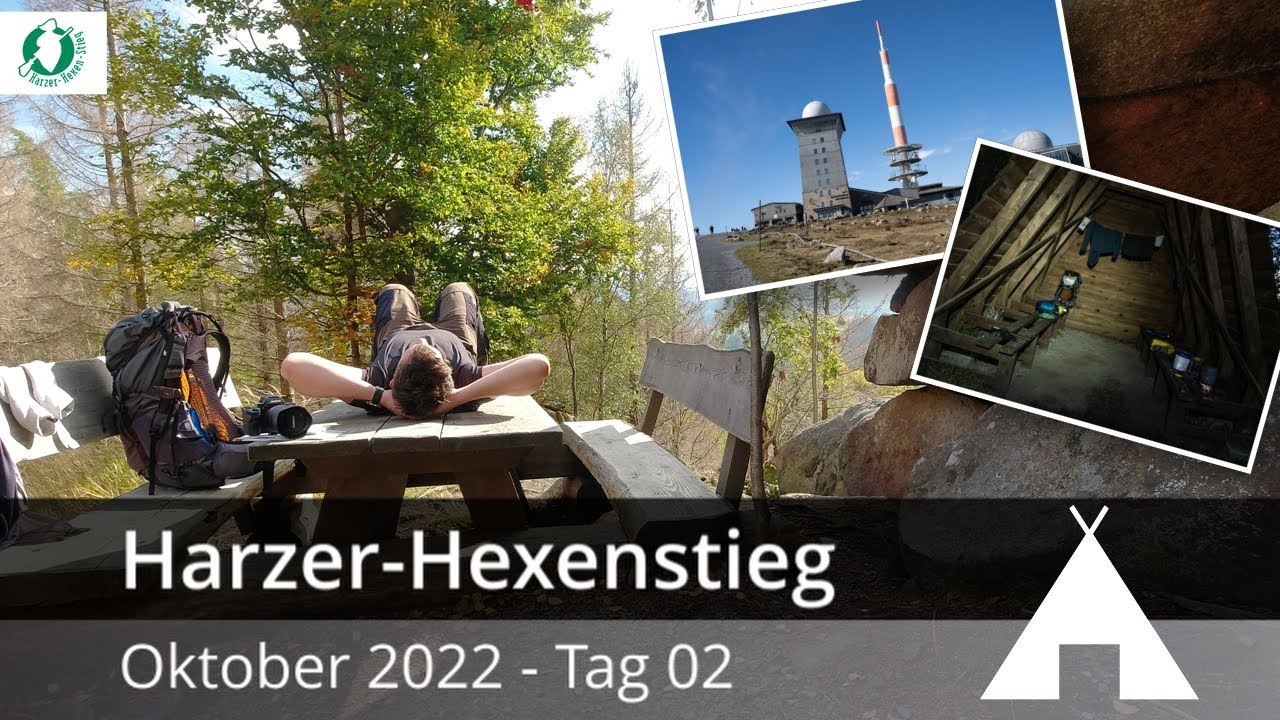 Harzer Hexenstieg 2022 Tag 02 - Schachtkopf-Hütte bis Schutzhütte | Mehrtageswanderung