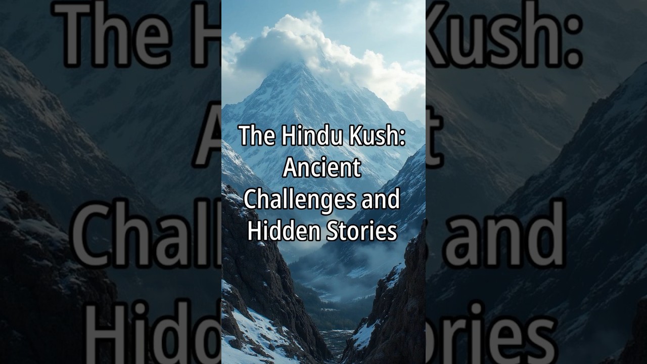 🏔️ The Hindu Kush: Ancient Challenges and Hidden Stories ✨ #HistoryShorts