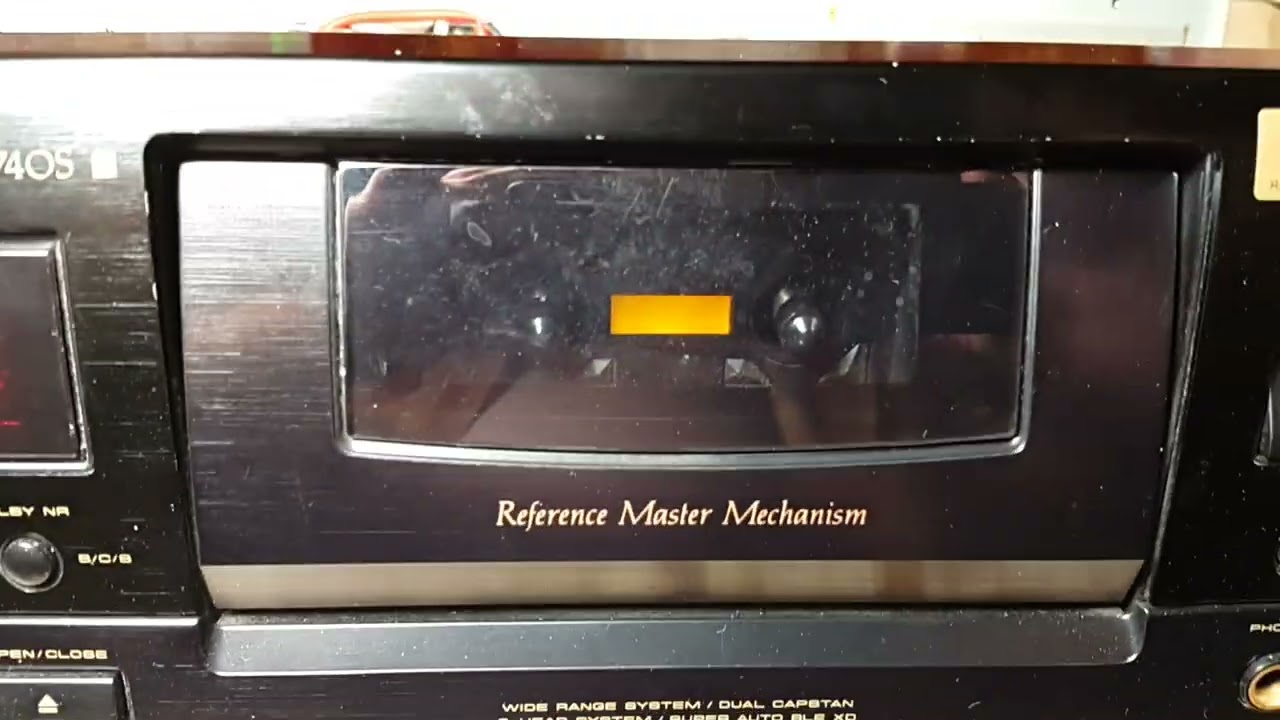 PIONEER CT-S740S (2/3) - проверка после замены всех пассиков, идлера, и прижимных роликов.